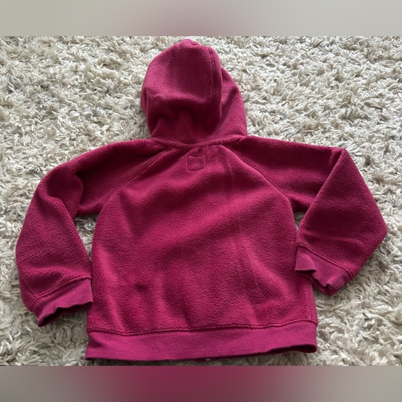 Gap girls pink zip up fleece sweater hoodie size 3T - Picture 8 of 8